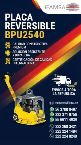 Placa Reversible DPU2540A Wacker Neuson