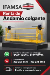 RENTA DE ANDAMIOS COLGANTES