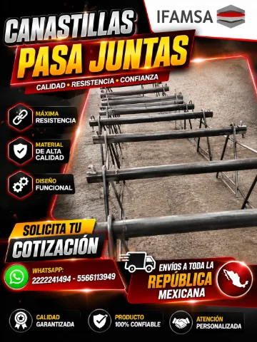Canastilla para barra pasa junts