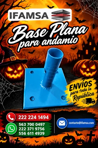 Base plana para Andamios