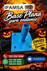 Base plana para Andamios