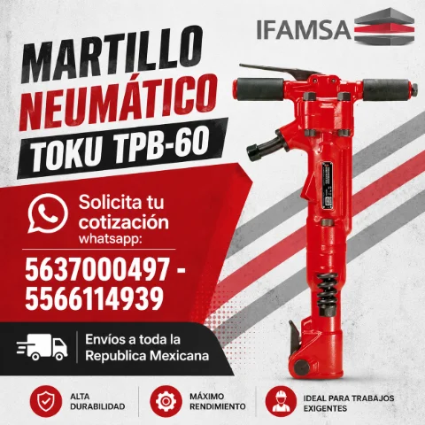 MARTILLO NEUMATICO TOKU TPB-60