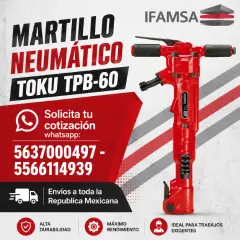 MARTILLO NEUMATICO TOKU TPB-60