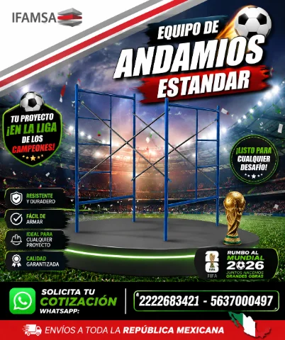 Renta y venta de cuerpos de andamio