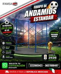 Renta y venta de cuerpos de andamio