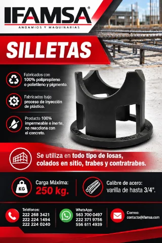 SILLETAS DE POLIPROPILENO