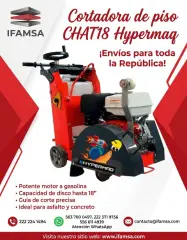 Cortadora de piso CHAT18Hypermaq