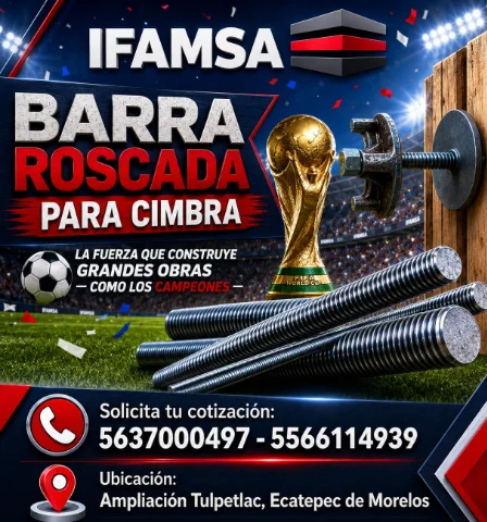 BARRA ROSCADA PARA CIMBRA -