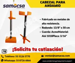 Soporte Maximo para Losa: Tornillo Cabezal