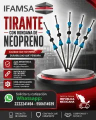 MOÑO CON RONDANA DE NEOPRENO