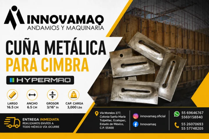Cuña Metalica Para Cimbra