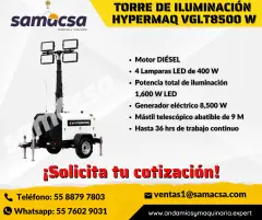TORRE DE ILUMINACION HYPERMAQ VGLT8500  SAMACSA