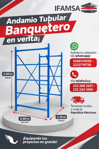 VENTA DE ANDAMIOS BANQUETEROS