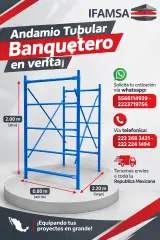 VENTA DE ANDAMIOS BANQUETEROS