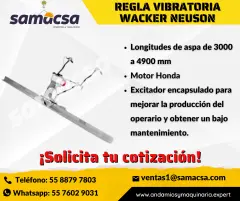 REGLA VIBRATORIA WACKER NEUSON P35A  - SAMACSA