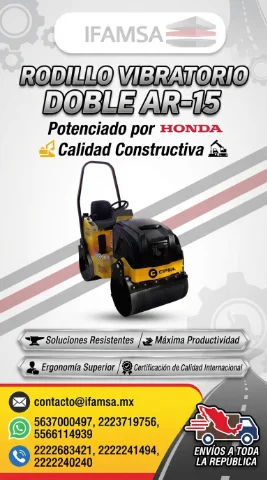 Rodillo Vibratorio DobleCipsa Modelo Ar15