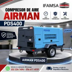 COMPRESOR DE AIRE AIRMAN PDS400