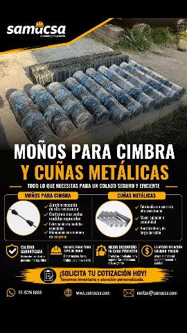  Moños y Cuñas para Cimbra! 