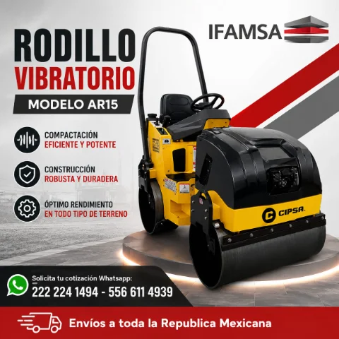 RODILLO VIBRATORIO DOBLE MODELO AR15