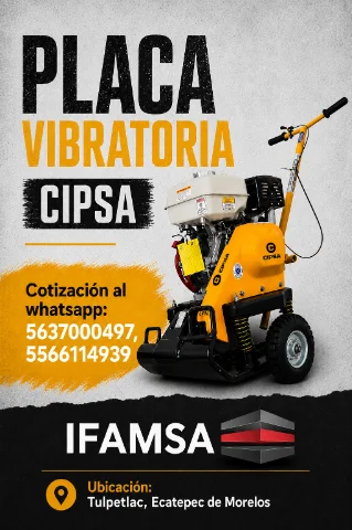 PLACA VIBRATORIA CIPSA