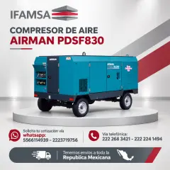 COMPRESOR DE AIRE AIRMAN PDSF830