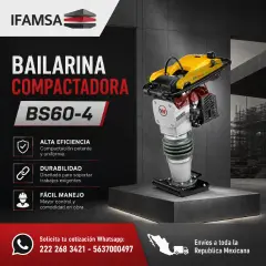BAILARINA COMPACTADORA 4 TIEMPOS WN BS60-4