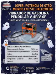 VIBRADOR PARA CONCRETO DE GASOLINA PENDULARJOPER