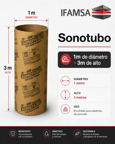 VENTA DE SONOTUBOS PARA CONSTRUCCION