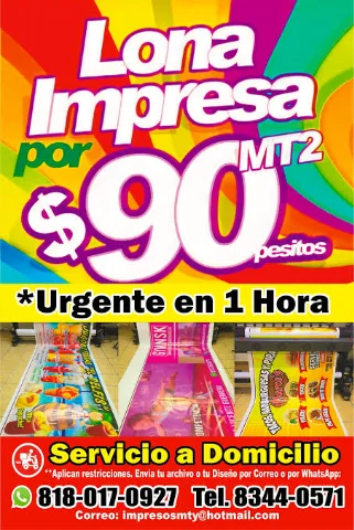 LONAS IMPRESAS MONTERREY