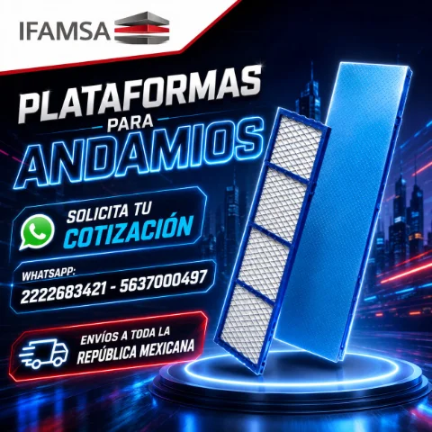 PLATAFORMAS PARA ANDAMIOS