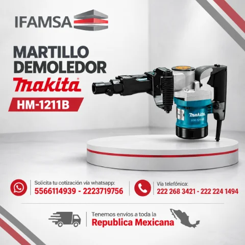 MARTILLO DEMOLEDOR MAKITA HM-1211B