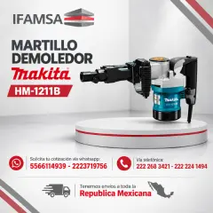 MARTILLO DEMOLEDOR MAKITA HM-1211B