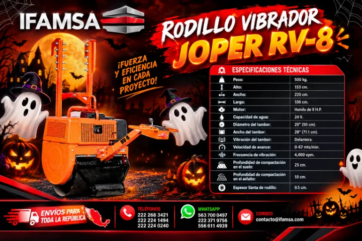 Rodillo Vibratorio RV-8JOPER