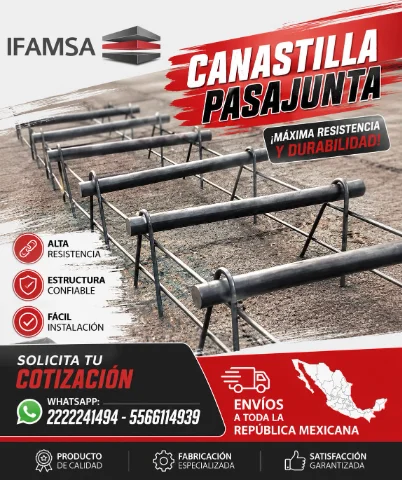 Canastilla para barras de transferencia