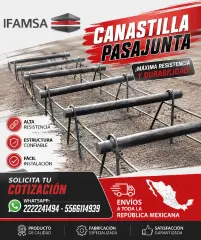 Canastilla para barras de transferencia