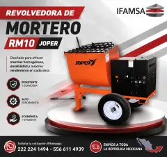 REVOLVEDORA DE MORTERO RM10 JOPER