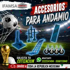 Accesorios multiples para andamios