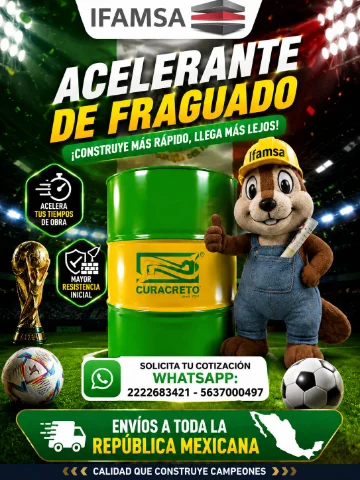 VENTA DE ACELERANTE DE FRAGUADO -