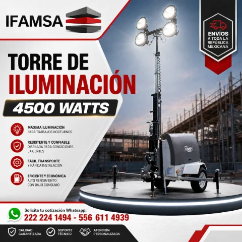 TORRES DE ILUMINACION CIPSA MODELO CTI 4500