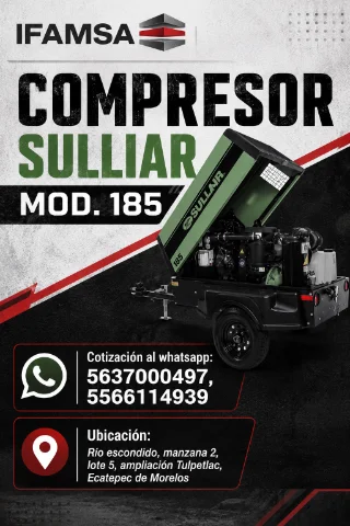 COMPRESOR SULLIAR MOD. 185