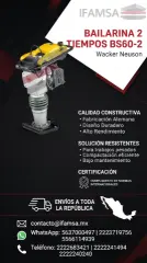 Bailarina compactadora:wacker neuson BS60-2