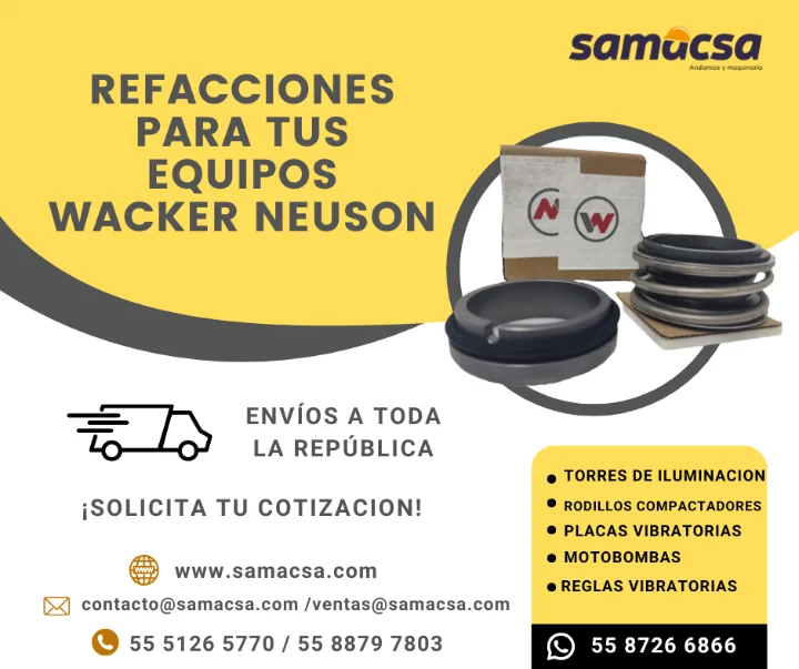 BUSCAS REFACCIONES WACKER NEUSON
