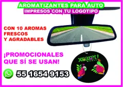 AMBIENTADORES PARA AUTO IMPRESOS CON TU LOGO - foto 4