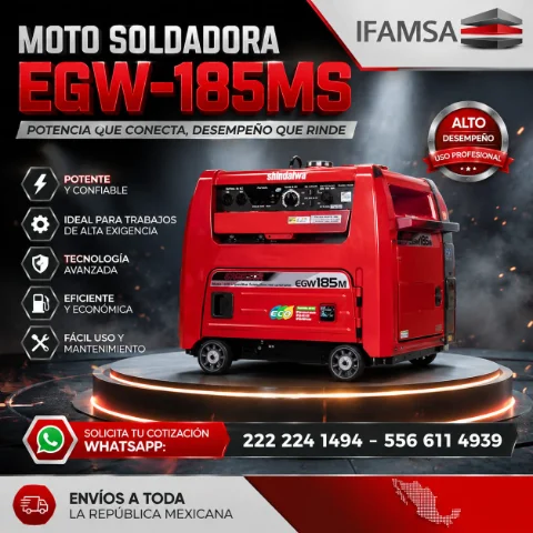 MOTO SOLDADORA SHINDAIWA EGW-185MS