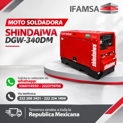 MOTO SOLDADORA SHINDAIWA DGW-340DM