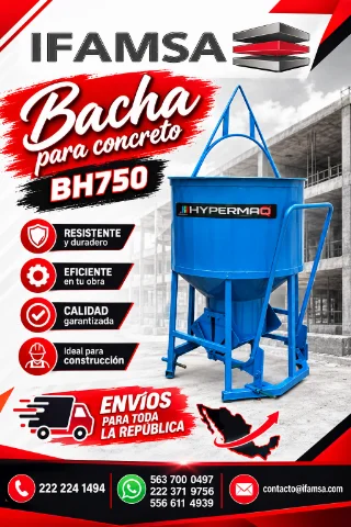 Bacha para conreto: BH750
