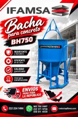 Bacha para conreto: BH750