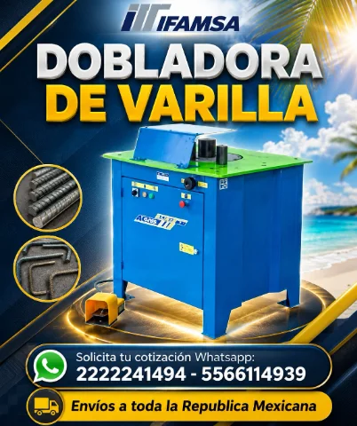 DOBLADORA DE VARILLA LIGERA