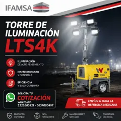TORRE DE ILUMINACION LTS4K LED