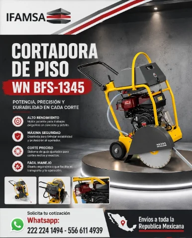 CORTADORA DE PISO WACKER NEUSON BFS-1345